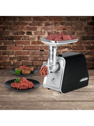Kochwerk Fleischwolf 4in1 1600W silber/schwarz  Schwarz