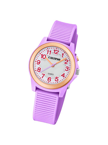 Calypso Analog-Armbanduhr Calypso Junior lila mittel (ca. 34mm)