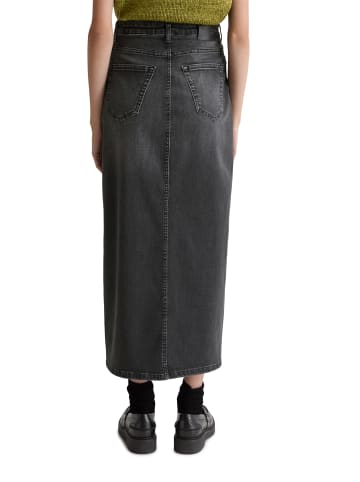 Marc O'Polo Maxi-Jeansrock in Dark grey stretch wash