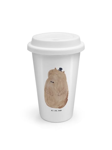 Mr. & Mrs. Panda To Go Becher Murmeltier ohne Spruch in Weiß
