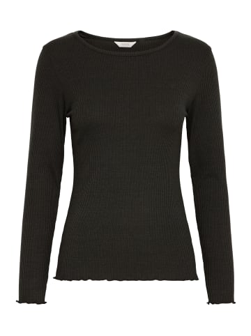 b. young Langarm-Shirt BYPAPILONE Slim fit in Black
