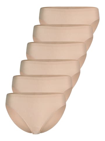 Nina von C. 6er Pack Damen Jazzpant in nude