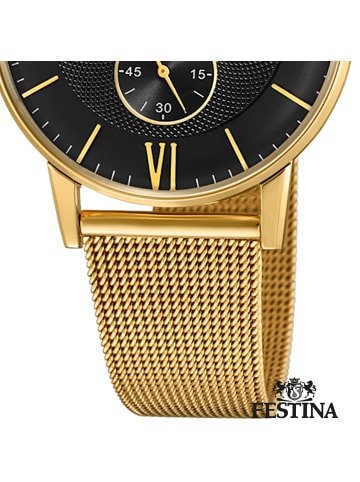 Festina Analog-Armbanduhr Festina Klassik gold mittel (ca. 36mm)