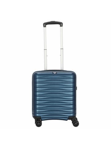 Roncato Wave - 4-Rollen-Kabinentrolley 45 cm (Easyjet Handgepäck) (rosso scuro) in denim