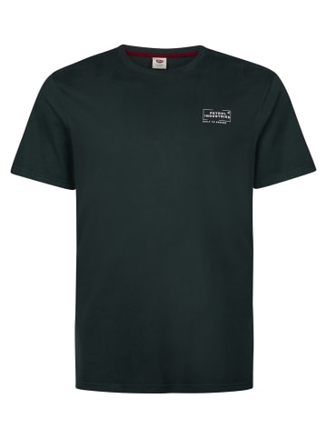 Petrol Industries Baumwoll-T-Shirt mit Logo-Print sawyer in Grün