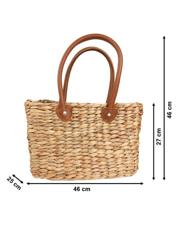 kobolo Einkaufstasche ECKHYAZLEDER3 in Braun