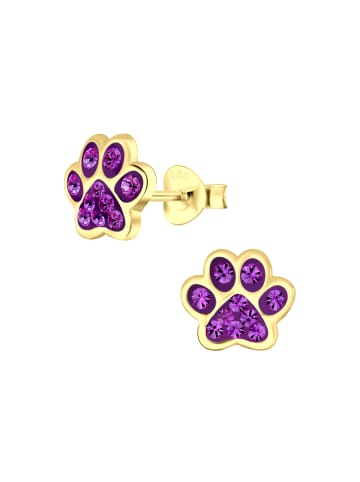 schmuck23 Gold Ohrringe 925 Pfote 0,7 cm x 0,8 cm