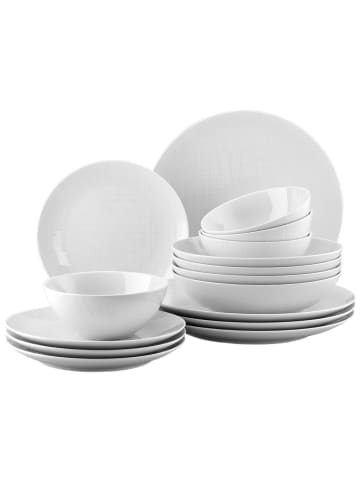 Rosenthal 16er Set Tafelservice Mesh Weiss in weiß