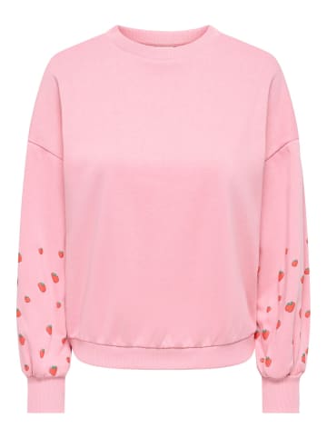 ONLY Sweatshirt in Sea Pink