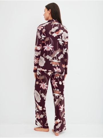 Calida Pyjama in black cherry