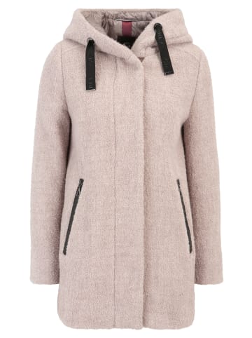 Gil Bret Wolljacke mit Kapuze in hellbraun