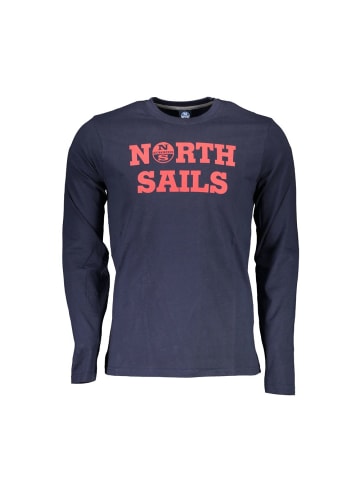 North Sails Blaues Baumwoll-T-Shirt