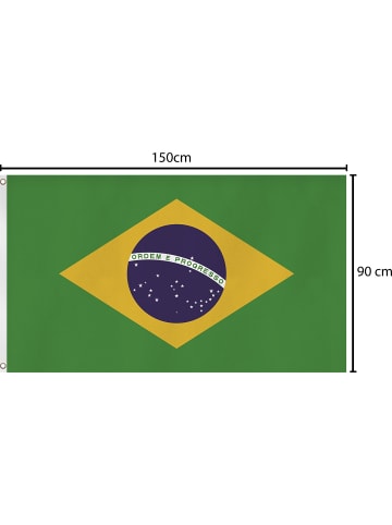 normani Fahne Länderflagge 90 cm x 150 cm in Brasilien