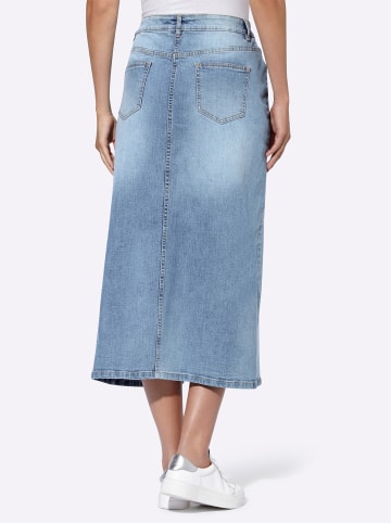 Heine Jeans-Rock in blue-bleached