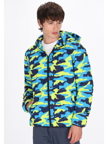 MO Men Jacket in blue multicolor