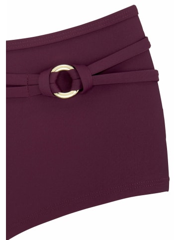 LASCANA Bikini-Hotpants in bordeaux