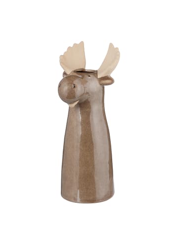 Butlers Vase MOOSE Elch in Braun