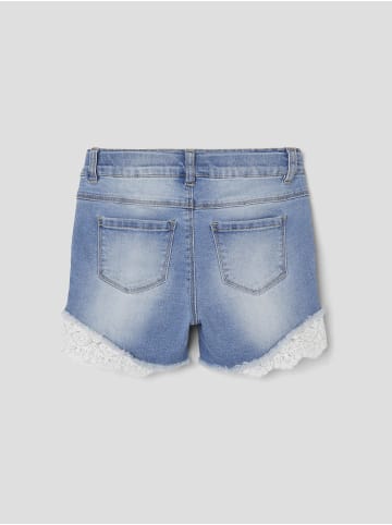 name it Shorts in Medium Blue Denim