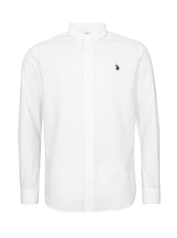 U.S. Polo Assn. Leinenhemd in weiss