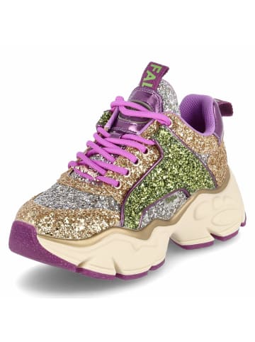 Buffalo Schnürhalbschuh in gold