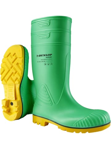 Dunlop Gummistiefel Acifort HazGuard full safety ESD in grün/schwarz/gelb