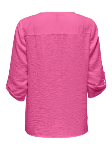 JACQUELINE de YONG Design Shirt TOP JDYDIVYA Freizeit Hemd V-Neck Bluse in Rosa