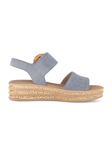 Gabor Plateau Sandalen in blau