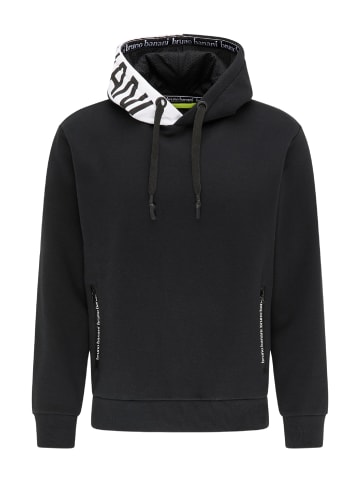 Bruno Banani Hoodie ohne Reißverschluss REED in Schwarz