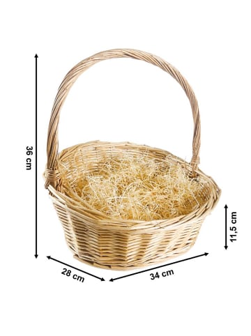 kobolo Dekokorb WOLLI in Beige