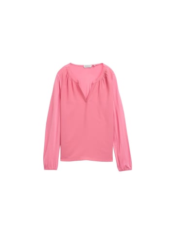 Tom Tailor Langarmbluse in bright rose