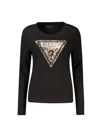 Guess Jeans Schwarz Baumwolle Damen T-Shirt