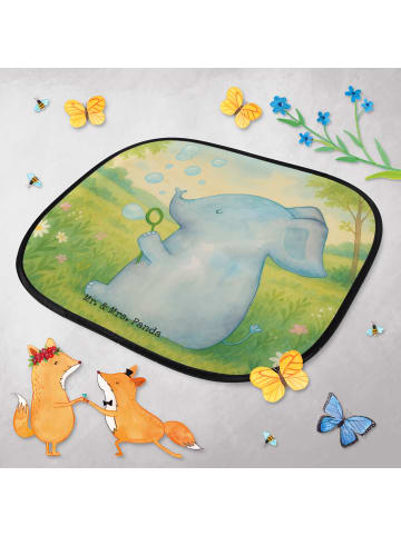 Mr. & Mrs. Panda sonnenschutz Elefant Seifenblasen Design ohne S... in Weiß