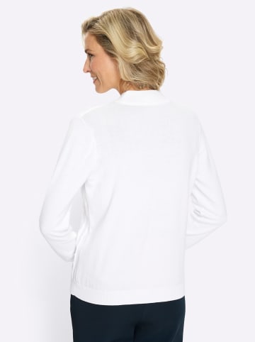 Sieh an! Stehkragen-Pullover in ecru