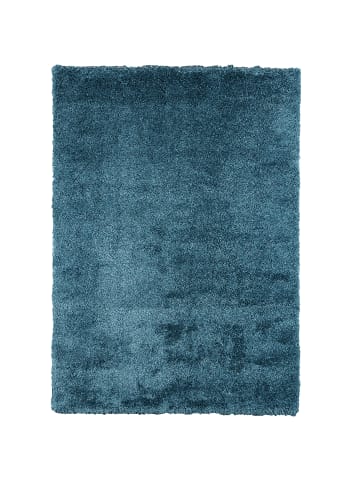 Pergamon Hochflor Langflor Shaggy Teppich Luxury in Ocean Blau