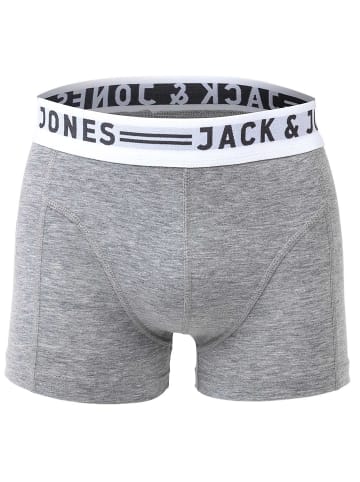 Jack & Jones Boxershort 6er Pack in Schwarz/Grau/Weiß