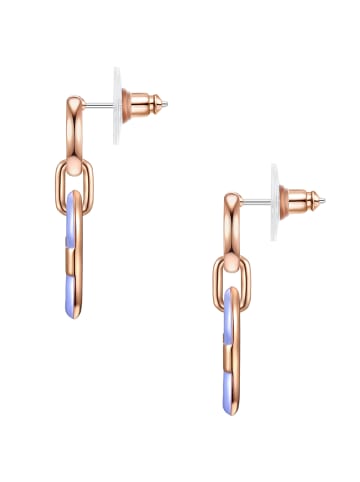 Lulu & Jane Ohrhänger aus Metall-Legierung in roségold