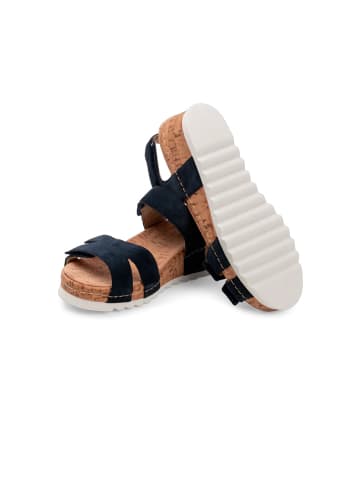 VITAFORM Veloursleder Sandaletten in marine
