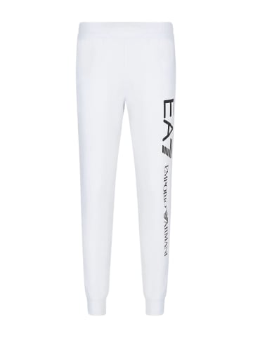 EA7 Regular Sweathose in weiß