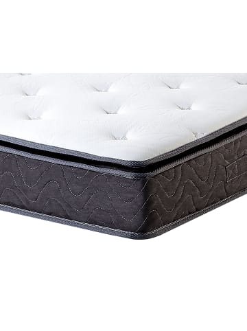 Beliani Matratze JOY in Weiß/Grau - (W) 90 x (H) 25 x (L) 200 cm