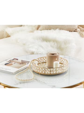 Beliani Tablett VATAN in Gold - (W) 25 x (H) 6 x (L) 25 cm