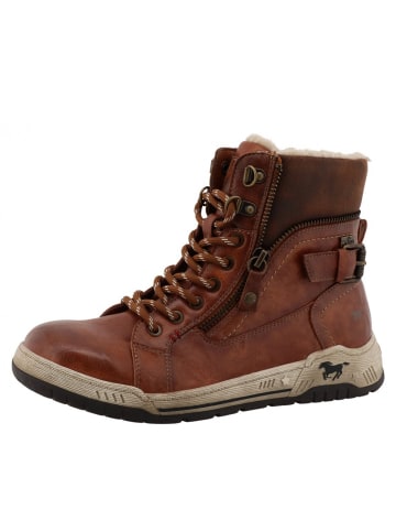 MUSTANG SHOES Schnürstiefel  in Braun