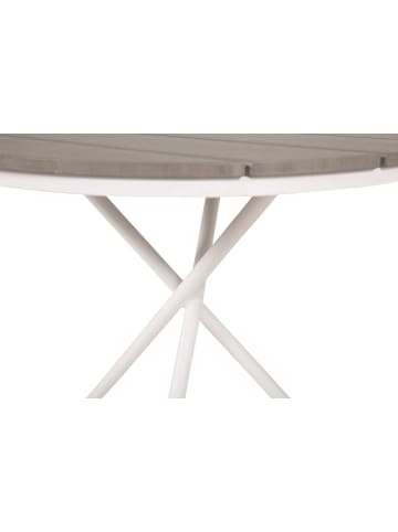 ebuy24 Cafétisch Parma Grau 90 x 90 cm