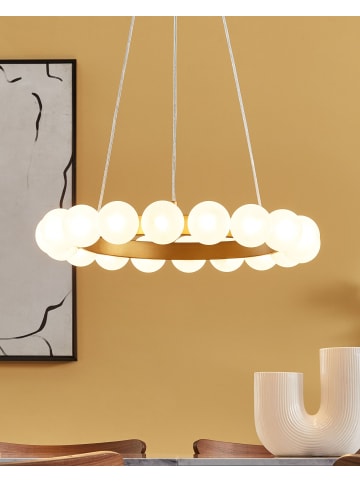 Beliani Pendelleuchten GEORGES in Gold - (W) 59 x (H) 146 x (L) 59 cm