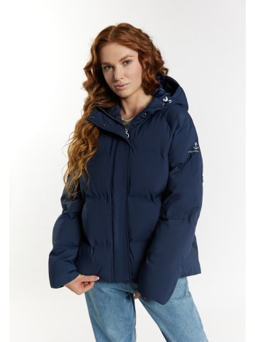 DreiMaster Maritim Winterjacke Mit Wattierung in Marine