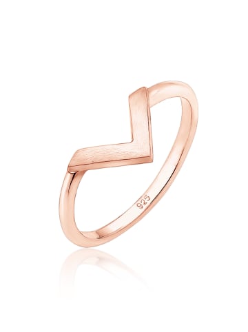 Elli Ring 925 Sterling Silber Geo, Pfeil in Rosegold