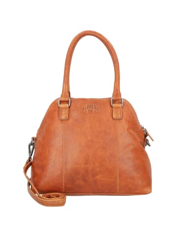 KLONDIKE 1896 Ella Schultertasche Leder 35 cm in cognac