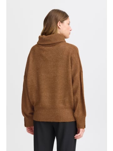 ICHI Rollkragenpullover IHKAMARA RN2 20121996 lässiger Rollkragenpullover in Braun