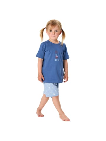 Schiesser Pyjama 1er Pack in Blau