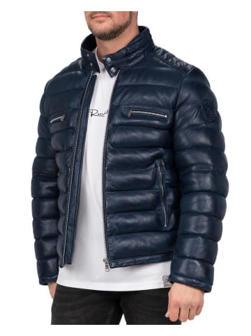 Reichstadt Herren Regular Fit Jacke Echtleder in mehrfarbig