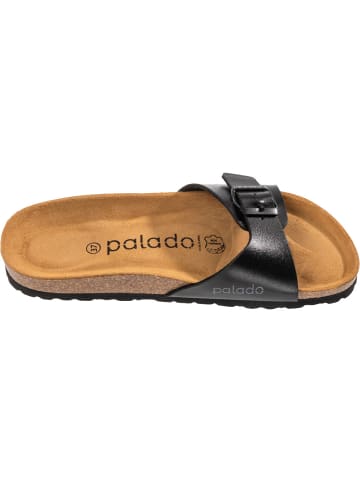 Palado Pantoletten Malta Metallic in Schwarz